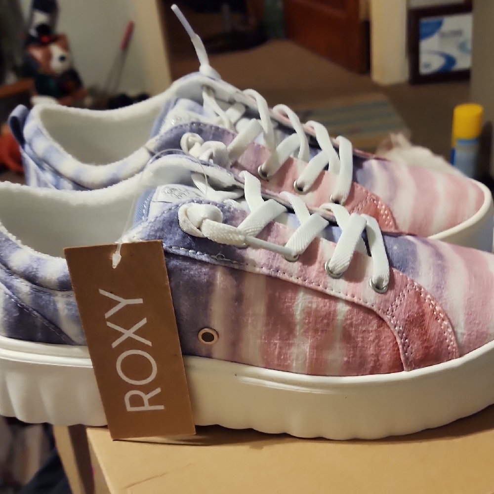 Roxy Pink and Purple Women's Sneakers